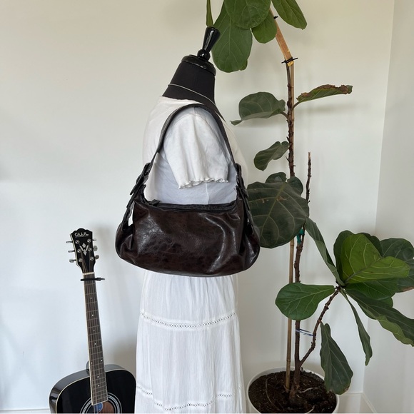 Aldo vintage brown shoulder bag with snake print - Picture 5 of 11